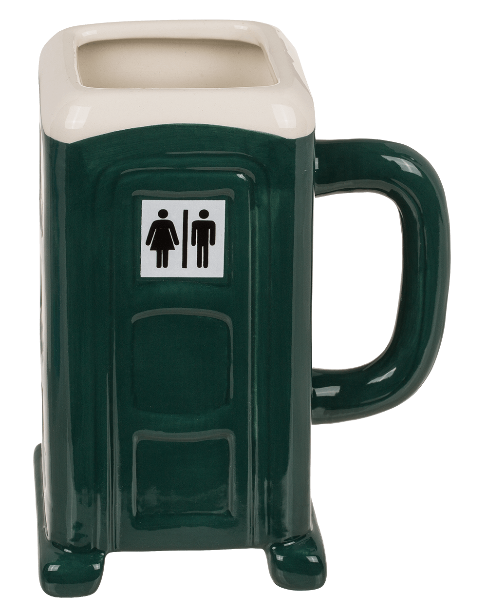 Mug, Porta Potty, 13 x 10 cm, dolomite,