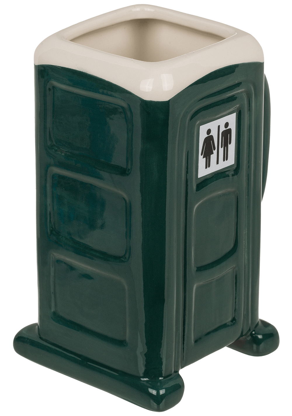 Mug, Porta Potty, 13 x 10 cm, dolomite,