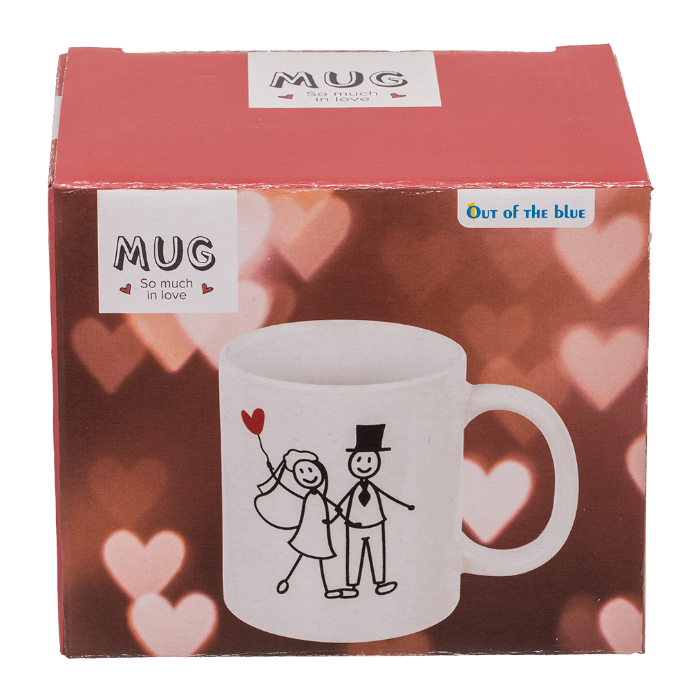Stoneware Mug,So much in Love, 9 x 8 cm, 300 ml,
