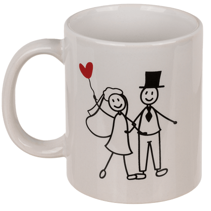 Stoneware Mug,So much in Love, 9 x 8 cm, 300 ml,