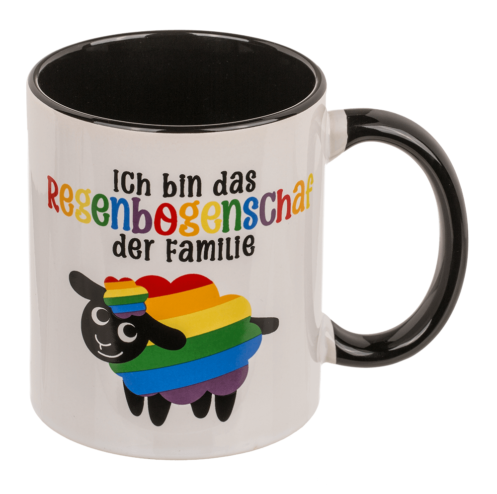 Mug, Rainbow-Sheep, Stoneware,