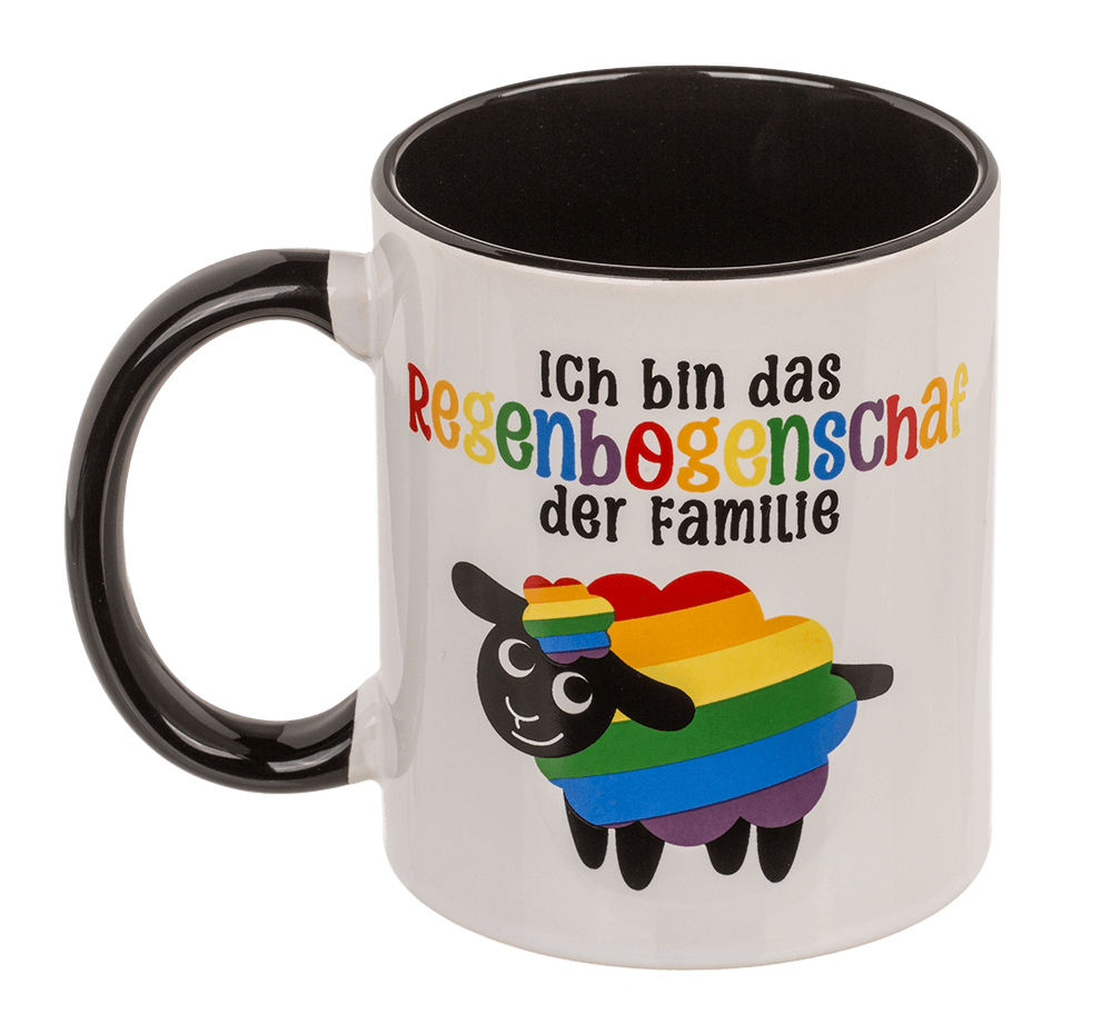 Mug, Rainbow-Sheep, Stoneware,
