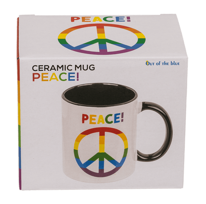 Mug, Peace, Stoneware,