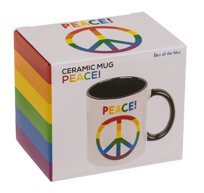 Mug, Peace, Stoneware,
