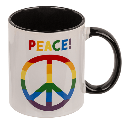 Mug, Peace, Stoneware,
