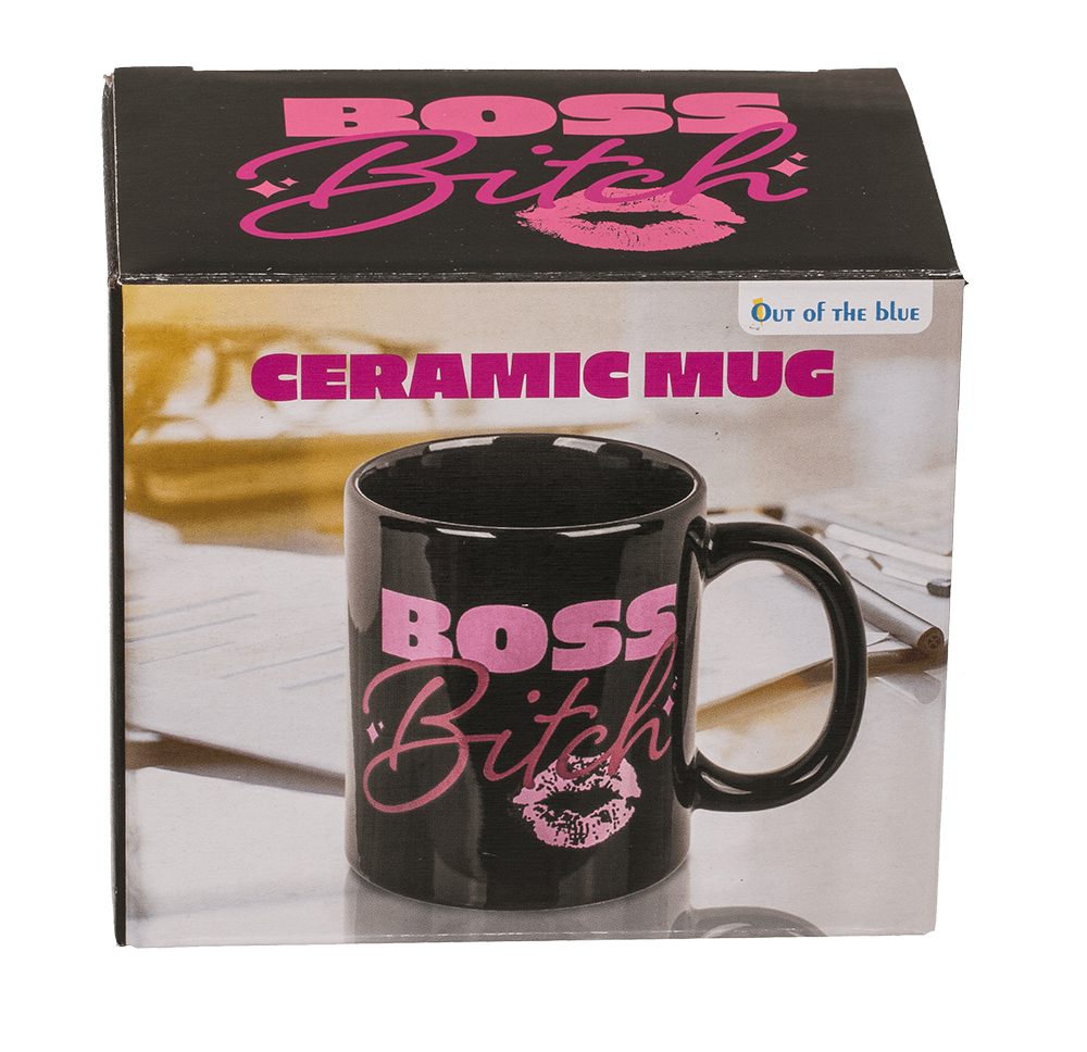 Mug, Boss Bitch, Stoneware,