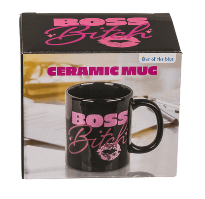 Mug, Boss Bitch, Stoneware,