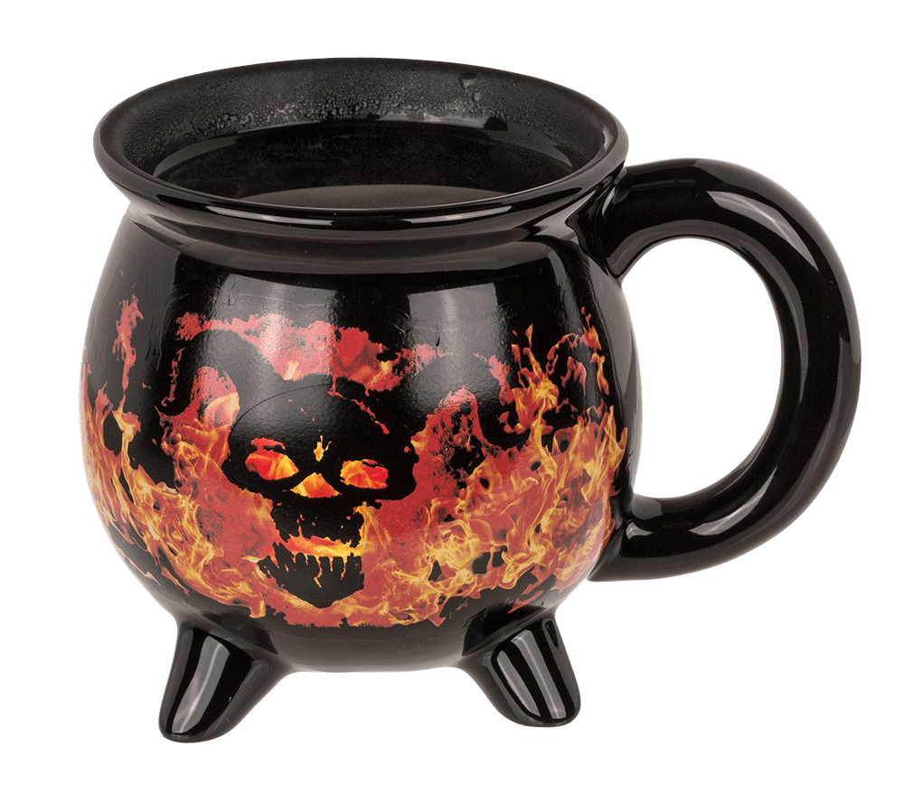 Mug, Fire devil, Stoneware, thermal effect,