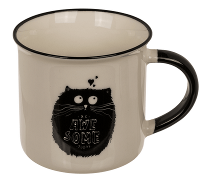 New Bone China Mug, Funny Kitten,