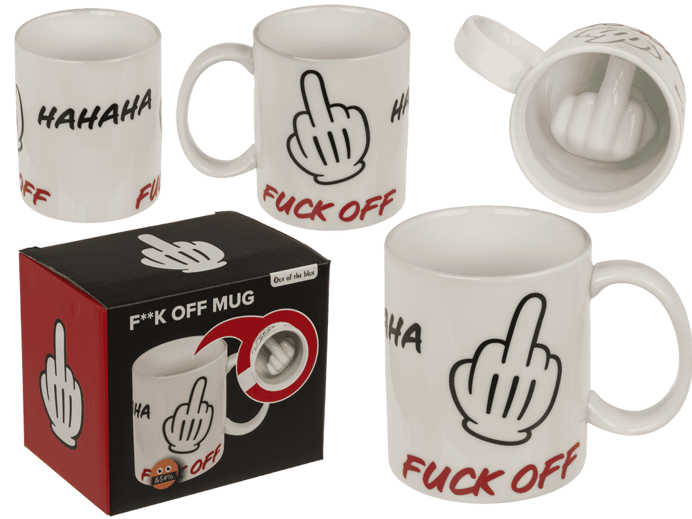 Mug, Fuck Off, Ceramic, 8 x10 cm,