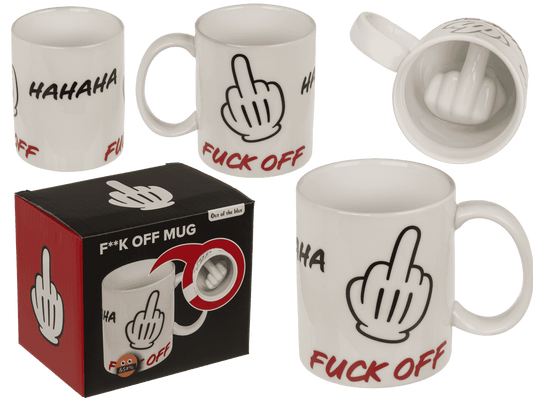 Mug, Fuck Off, Ceramic, 8 x10 cm,