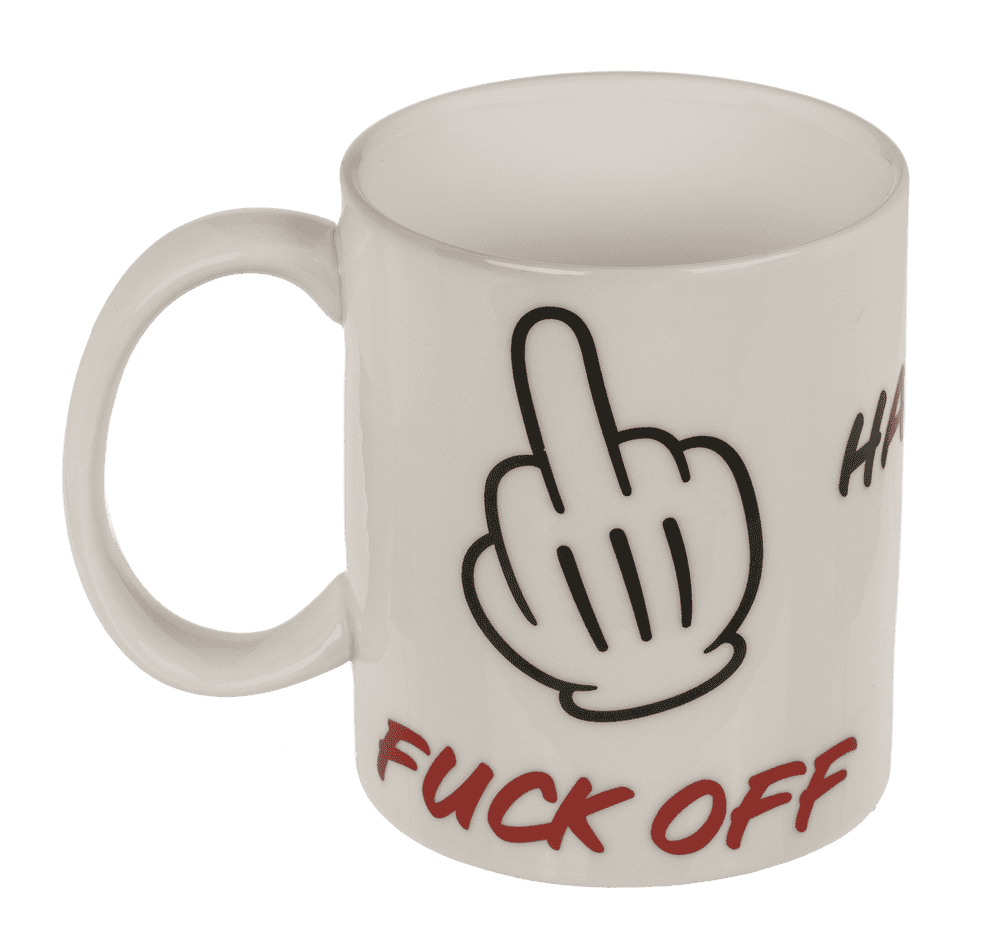Mug, Fuck Off, Ceramic, 8 x10 cm,