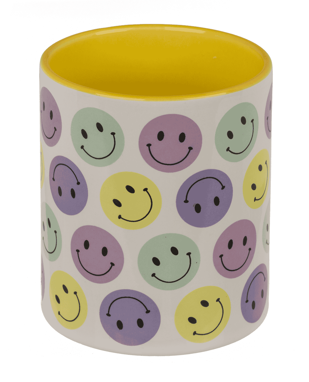 Mug, Be Happy, stoneware,