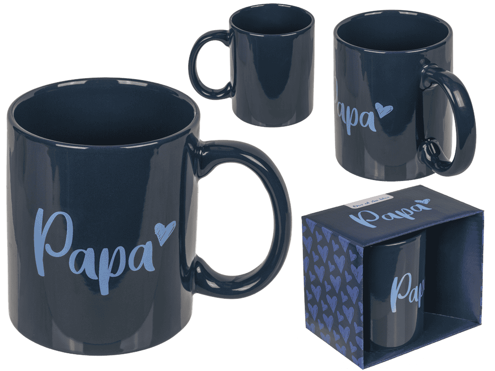 Mug,Papa, stoneware, 8 x 10 cm,
