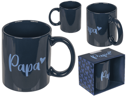 Mug,Papa, stoneware, 8 x 10 cm,