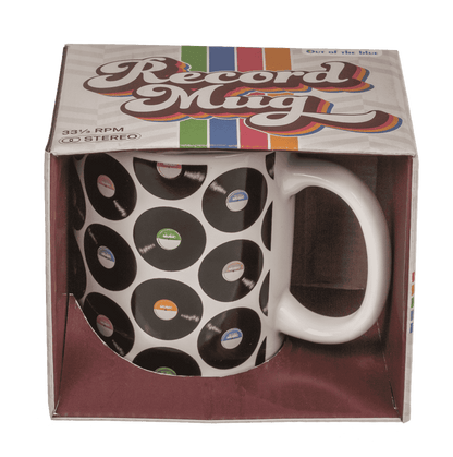 Mug, Vinyl Records, stoneware, 8 x 10 cm,