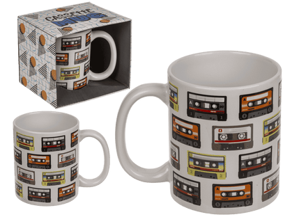 Mug, Cassettes,  stoneware, 8 x 10 cm,