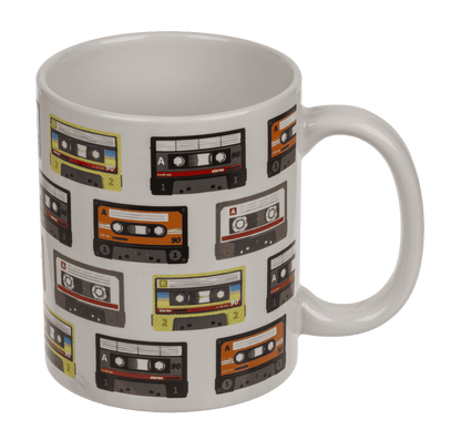 Mug, Cassettes,  stoneware, 8 x 10 cm,