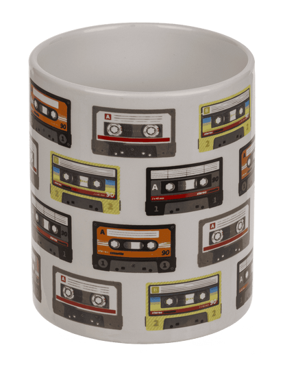 Mug, Cassettes,  stoneware, 8 x 10 cm,