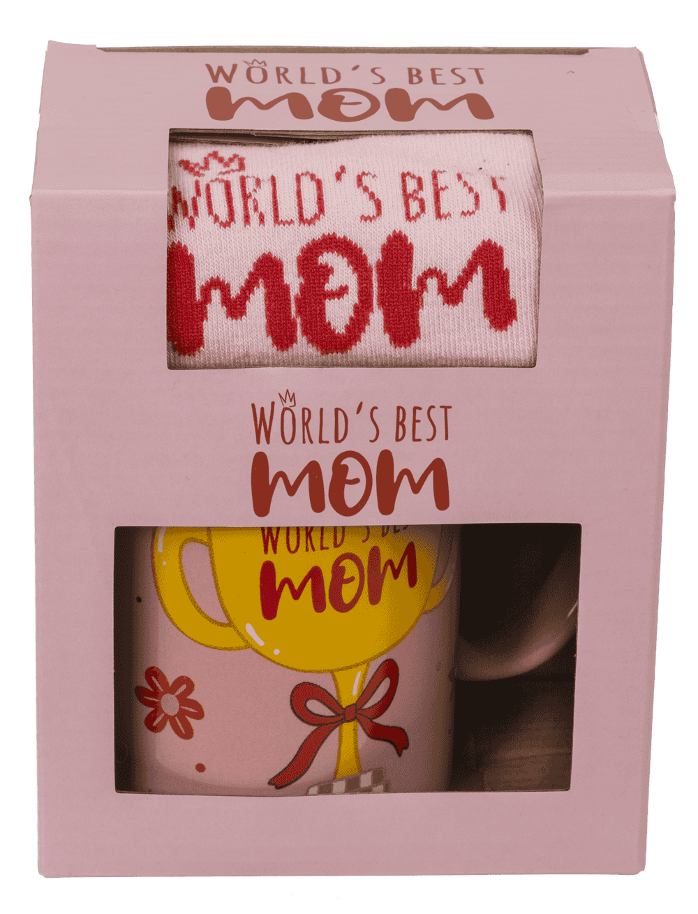 Gift set, World's Best Mom, Mug and socks,