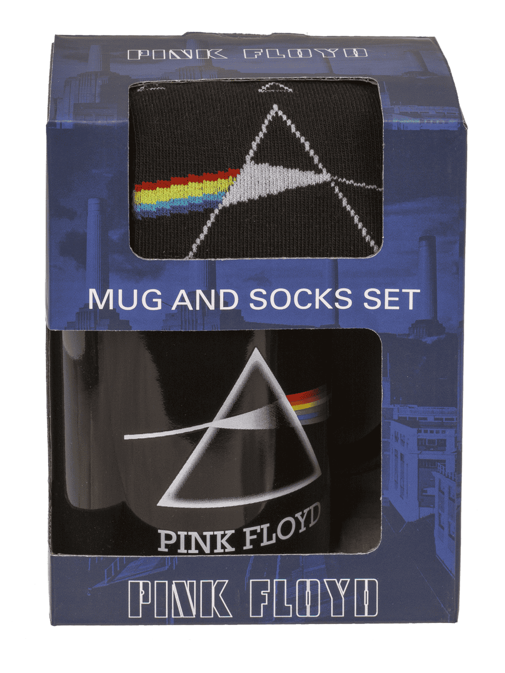 Gift set, Pink Floyd, mug and socks,
