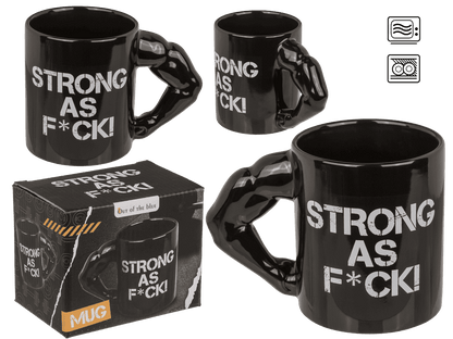 Mug, Strong as F*CK, stoneware,