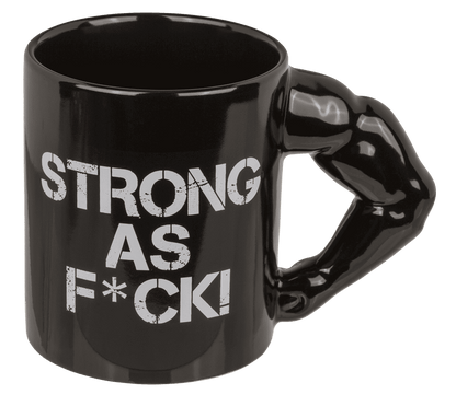 Mug, Strong as F*CK, stoneware,