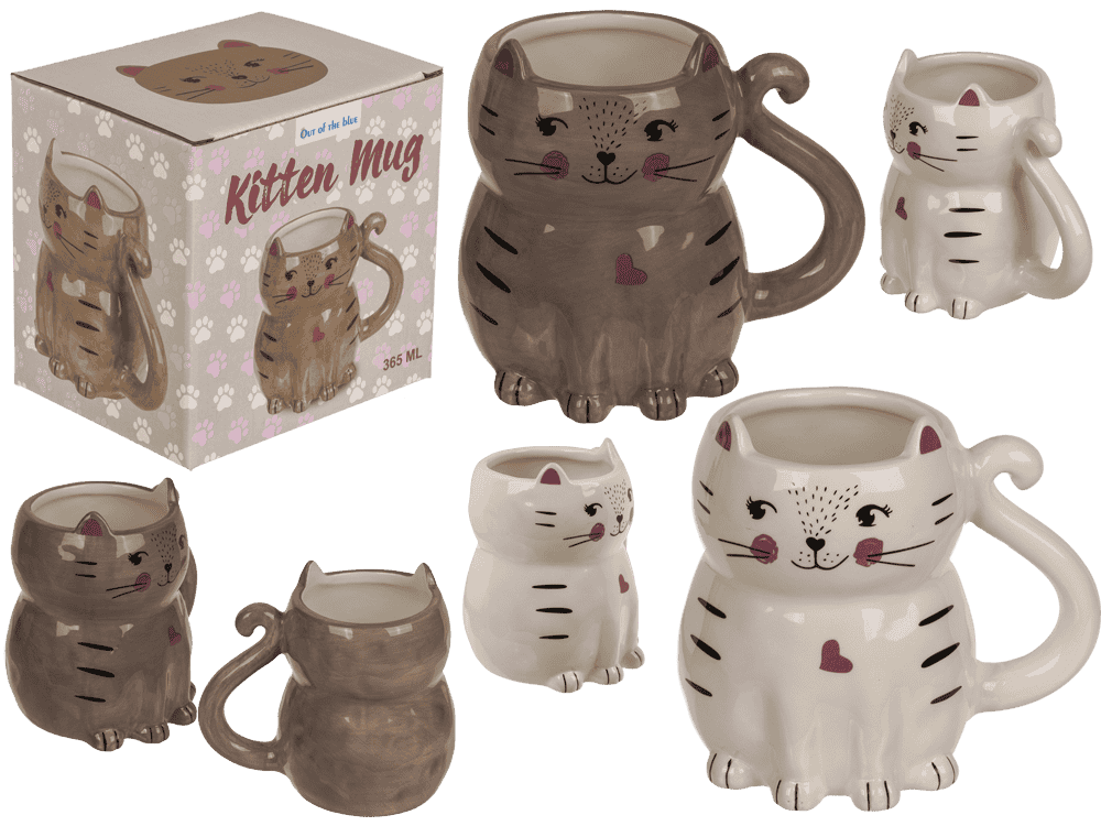 Mug,Kiitten, stoneware, 13 x 11 cm,