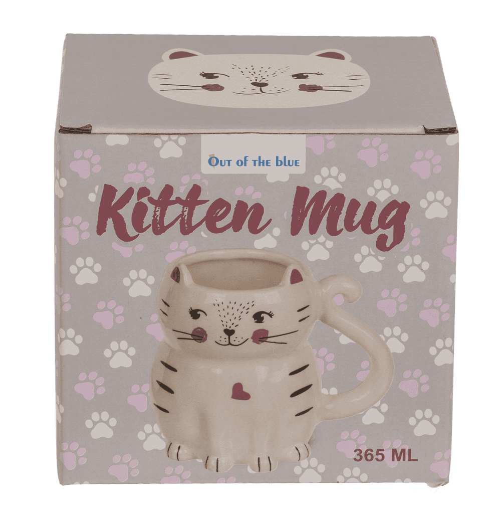 Mug,Kiitten, stoneware, 13 x 11 cm,