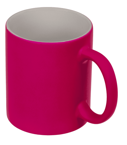 Mug, Neon Pink, made of stoneware, 9 x 8.5 cm,
