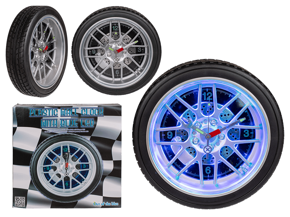 Wall clock, Wheel  with 16 LED,