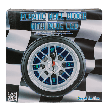 Wall clock, Wheel  with 16 LED,