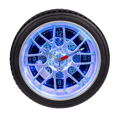 Wall clock, Wheel  with 16 LED,