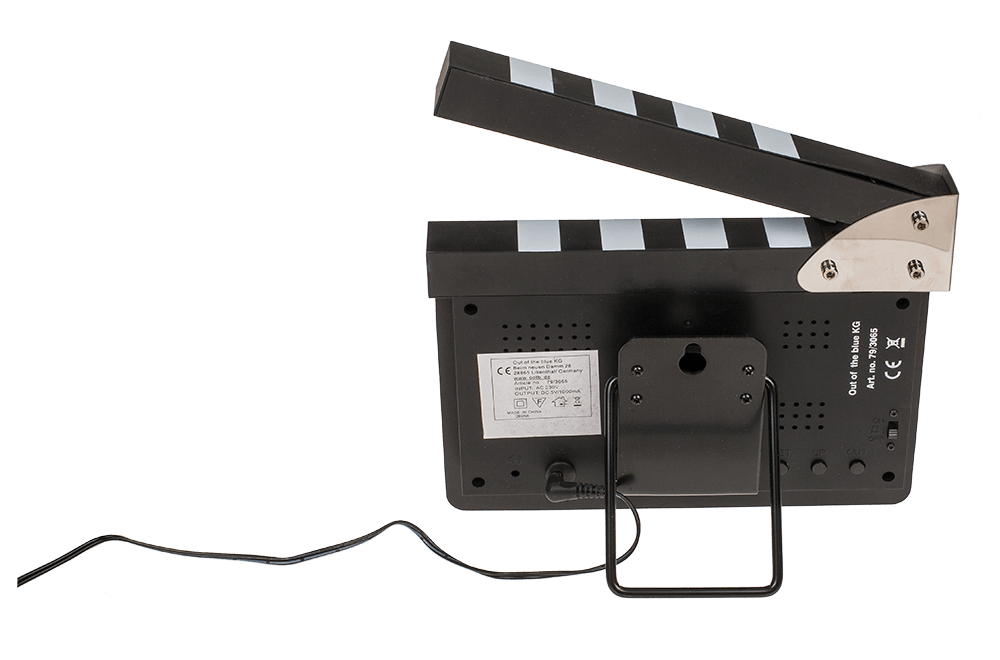 Alarm clock with digital clock,