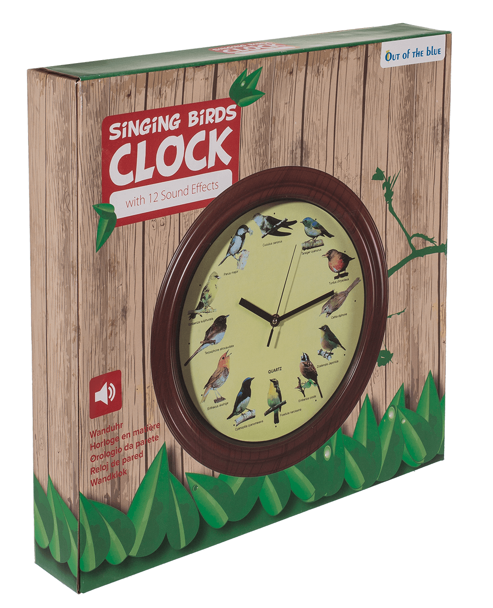 Wall Clock with bird sound,