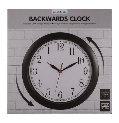 Wall clock, Reverse operation,