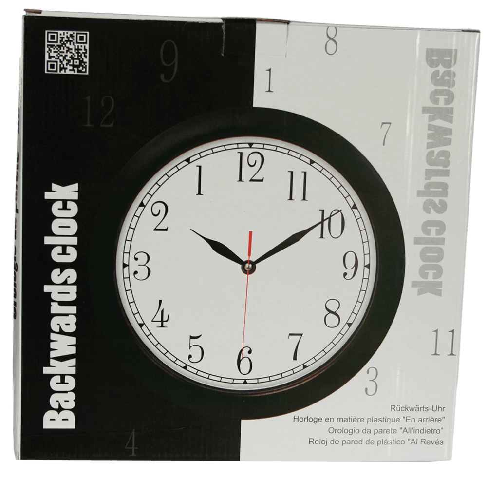 Wall clock, Reverse operation,