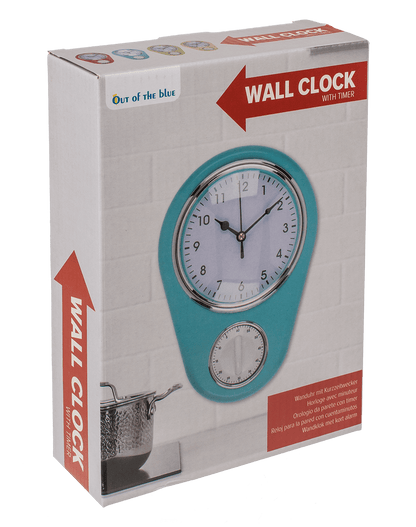 Wall clock, Kitchen with timer,
