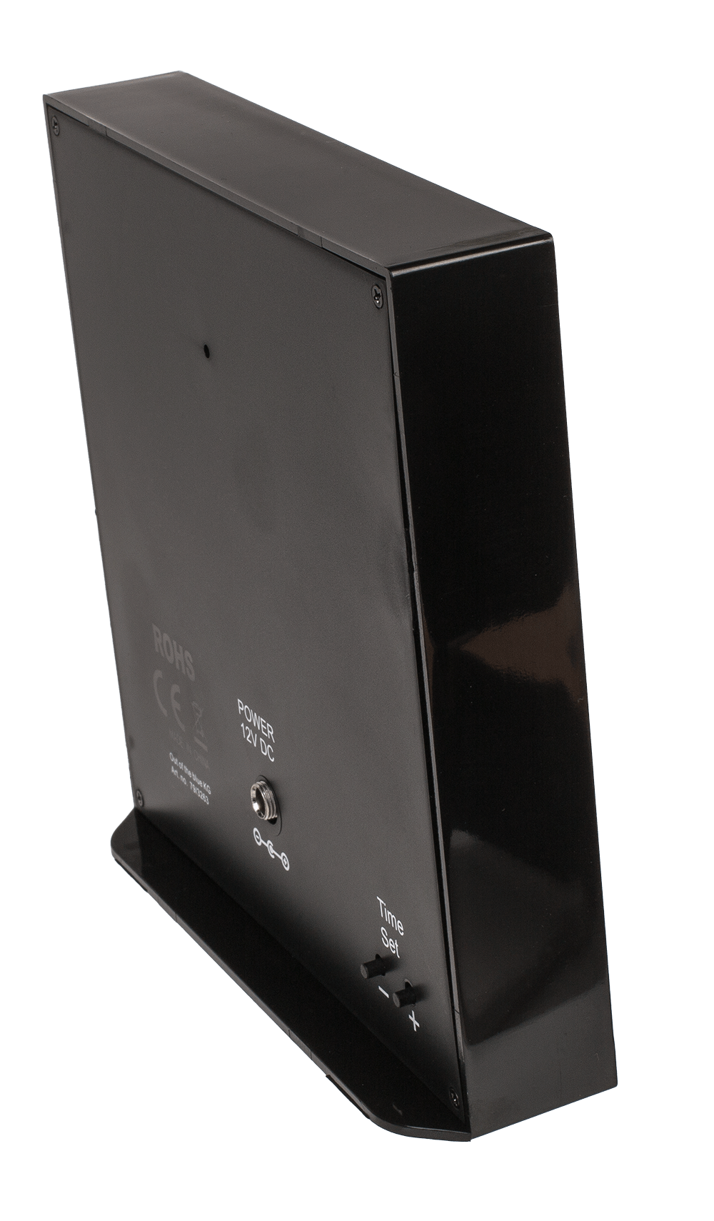 Clock with German words,