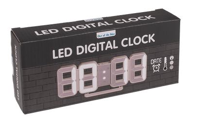 LED digital clock with alarm function,