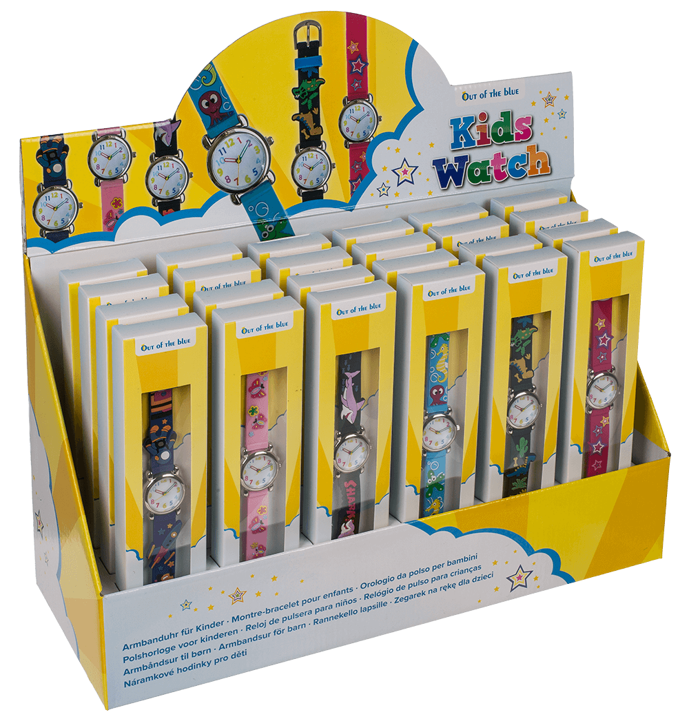 Watch, Kids Watch (incl. battery) 6 ass.,