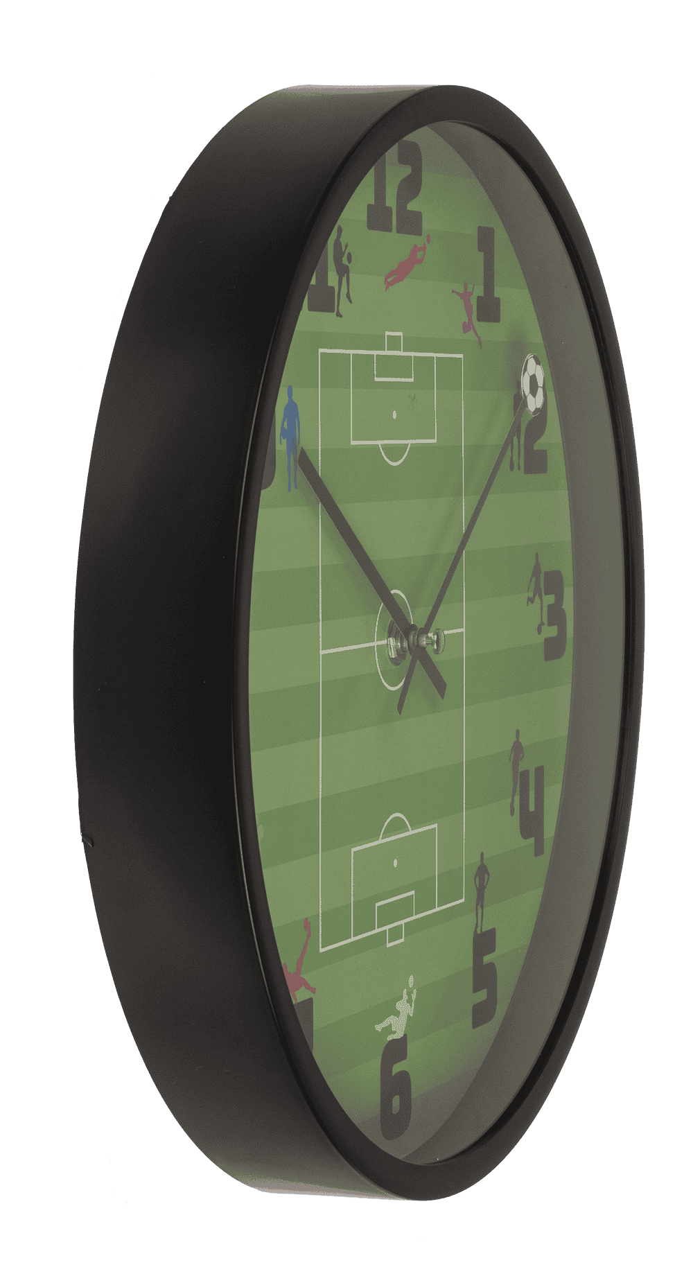 Wall clock, Football, 30 x 30 x 4,5 cm,