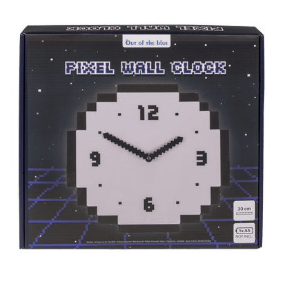 Wall clock, Pixel, 30 x 30 cm,