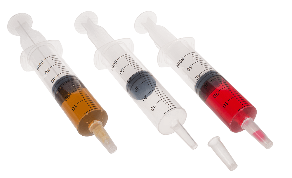 Shot Syringe, for X ml,
