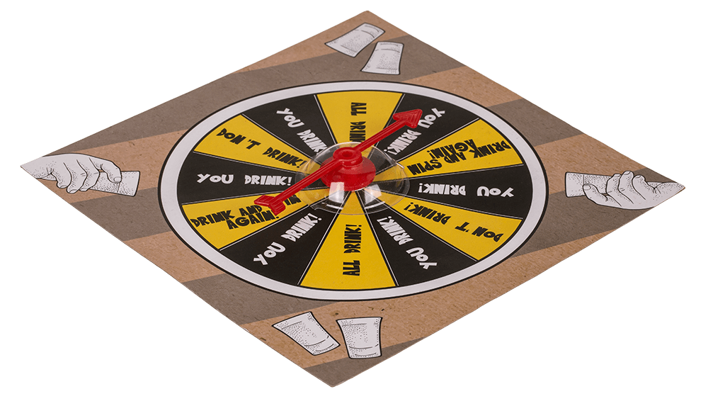 Drinking game, Shot spinner,