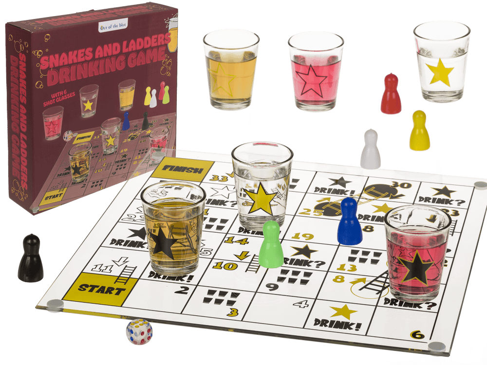 Dinking game, Snakes and Ladders,