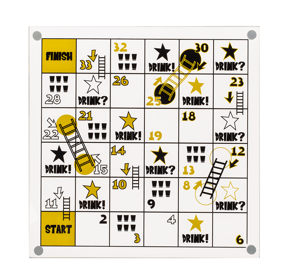 Dinking game, Snakes and Ladders,
