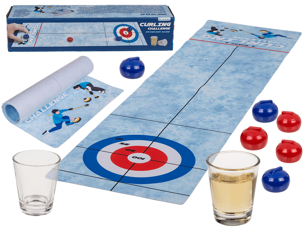 Drinking Game, Tabletop Curling,