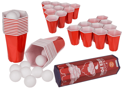 Drinking game, Hexagonal Beer Pong,
