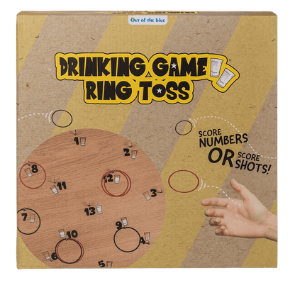 Drinking game, Ring Toss Game, approx. 30 cm,